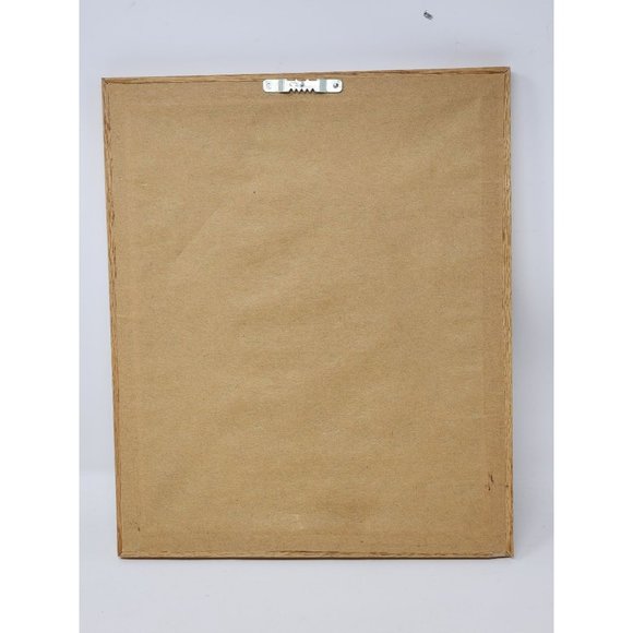 Vintage Needlepoint Postman Mail Carrier Love Letters Framed Cross Stitch - Picture 2 of 7